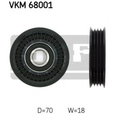 Паразитний / провідний ролик, полікліновий ремінь SKF VKM 68001