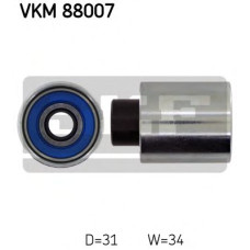 Паразитний / Ведучий ролик, зубчастий ремінь SKF VKM 88007