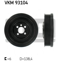 Ремінний шків, колінчастий вал SKF VKM 93104