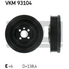 Ремінний шків, колінчастий вал SKF VKM 93104