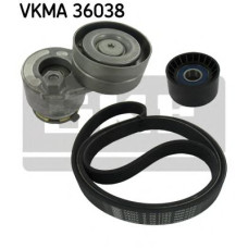 Полікліновий ремінний комплект SKF VKMA 36038