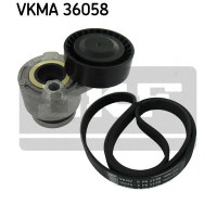 Полікліновий ремінний комплект SKF VKMA 36058