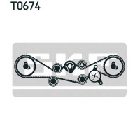 Комплект ременя ГРМ SKF VKMA 98109