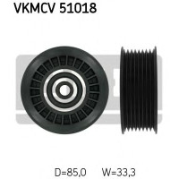 Паразитний / провідний ролик, полікліновий ремінь SKF VKMCV 51018