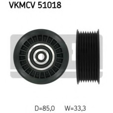 Паразитний / провідний ролик, полікліновий ремінь SKF VKMCV 51018