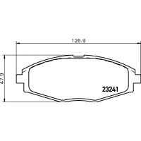 Комплект гальмівних колодок, дискове гальмо TEXTAR 2324102