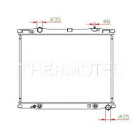 Радіатор, охолодження двигуна THERMOTEC D70503TT