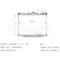 Радіатор, охолодження двигуна THERMOTEC D72004TT