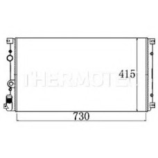 Радіатор, охолодження двигуна THERMOTEC D7R022TT
