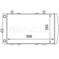Радіатор, охолодження двигуна THERMOTEC D7W001TT