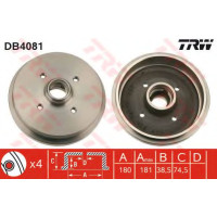 Гальмівний барабан TRW DB4081