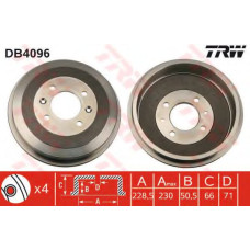 Гальмівний барабан TRW DB4096