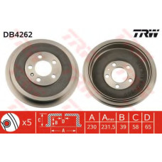 Гальмівний барабан TRW DB4262