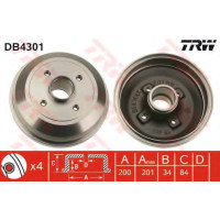 Гальмівний барабан TRW DB4301