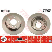 Гальмівний диск TRW DF1539