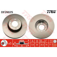 Гальмівний диск TRW DF2602S