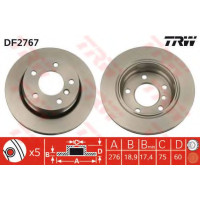 Гальмівний диск TRW DF2767
