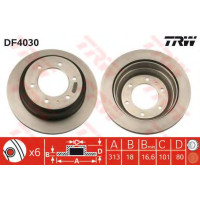 Гальмівний диск TRW DF4030