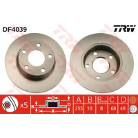 Гальмівний диск TRW DF4039