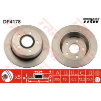 Гальмівний диск TRW DF4178