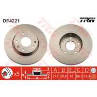 Гальмівний диск TRW DF4221