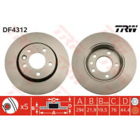 Гальмівний диск TRW DF4312