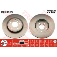 Гальмівний диск TRW DF4392S