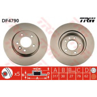 Гальмівний диск TRW DF4790