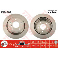 Гальмівний диск TRW DF4802