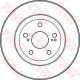 Гальмівний диск TRW DF4828S