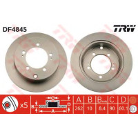 Гальмівний диск TRW DF4845