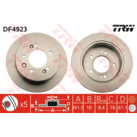 Гальмівний диск TRW DF4923