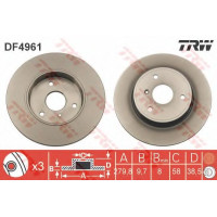 Гальмівний диск TRW DF4961