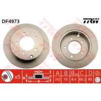 Гальмівний диск TRW DF4973