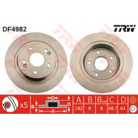 Гальмівний диск TRW DF4982