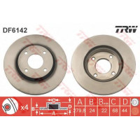 Гальмівний диск TRW DF6143S