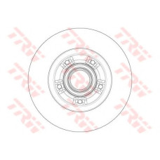 Гальмівний диск TRW DF6205