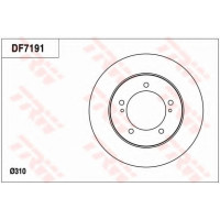Гальмівний диск TRW DF7218