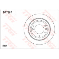 Гальмівний диск TRW DF7911