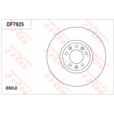 Гальмівний диск TRW DF7953