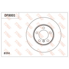 Гальмівний диск TRW DF8043