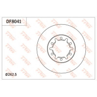 Гальмівний диск TRW DF8070