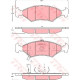 Комплект гальмівних колодок, дискове гальмо TRW GDB3251
