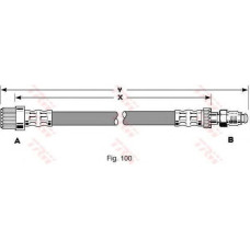 Гальмівний шланг TRW PHB351