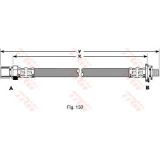 Гальмівний шланг TRW PHB353