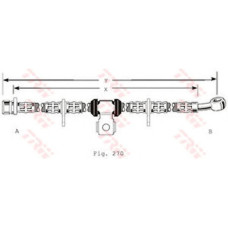 Гальмівний шланг TRW PHD248