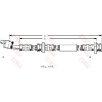 Гальмівний шланг TRW PHD557