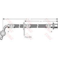 Гальмівний шланг TRW PHD567