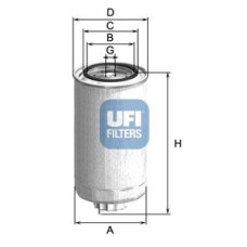 Паливний фільтр UFI 24.999.00