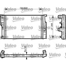 Радіатор, охолодження двигуна VALEO 735493